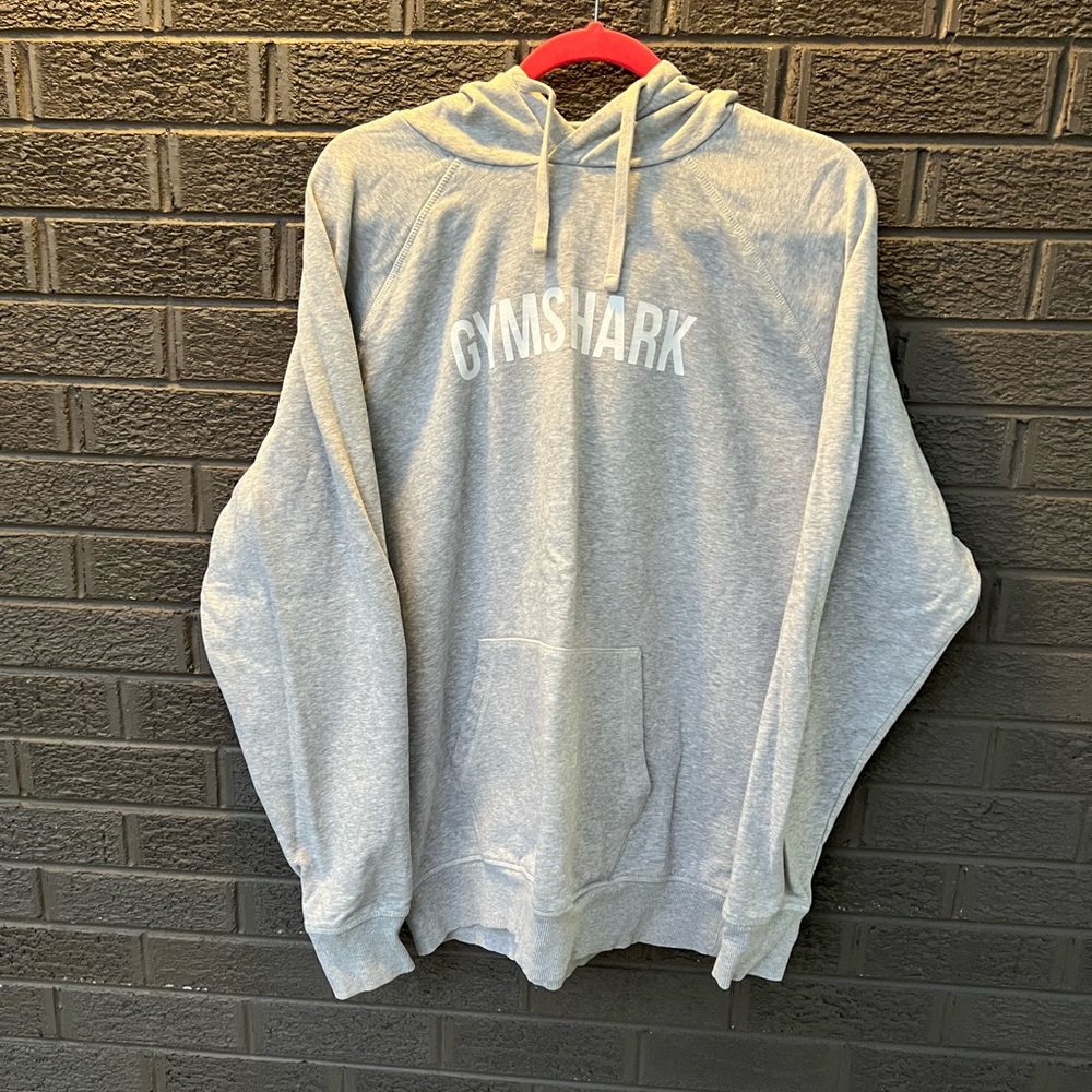 Gymshark Light Gray Men's Hoodie